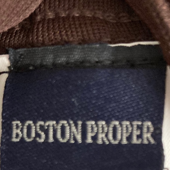 Boston Proper Brown Shirred Overlay Jumpsuit NEW Size 14 - Picture 13 of 16